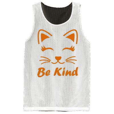 Be Kind Unity Day Orange Anti Bullying Kitten Mesh Reversible Basketball Jersey Tank