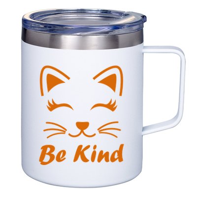 Be Kind Unity Day Orange Anti Bullying Kitten 12oz Stainless Steel Coffee Mug