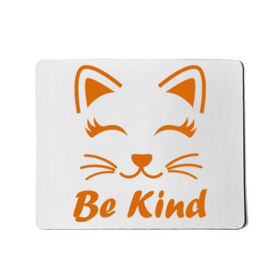 Be Kind Unity Day Orange Anti Bullying Kitten Mousepad