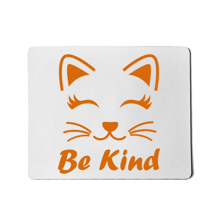 Be Kind Unity Day Orange Anti Bullying Kitten Mousepad