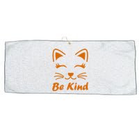 Be Kind Unity Day Orange Anti Bullying Kitten Large Microfiber Waffle Golf Towel