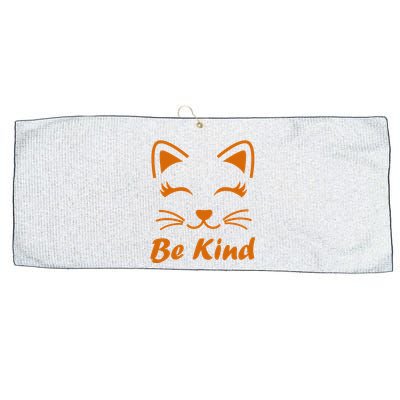 Be Kind Unity Day Orange Anti Bullying Kitten Large Microfiber Waffle Golf Towel