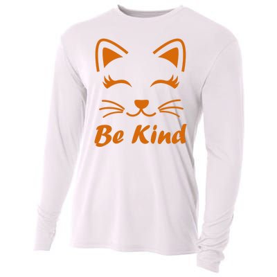 Be Kind Unity Day Orange Anti Bullying Kitten Cooling Performance Long Sleeve Crew