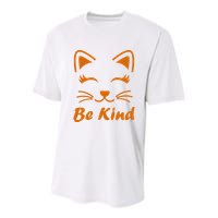 Be Kind Unity Day Orange Anti Bullying Kitten Youth Performance Sprint T-Shirt