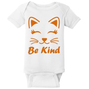 Be Kind Unity Day Orange Anti Bullying Kitten Baby Bodysuit