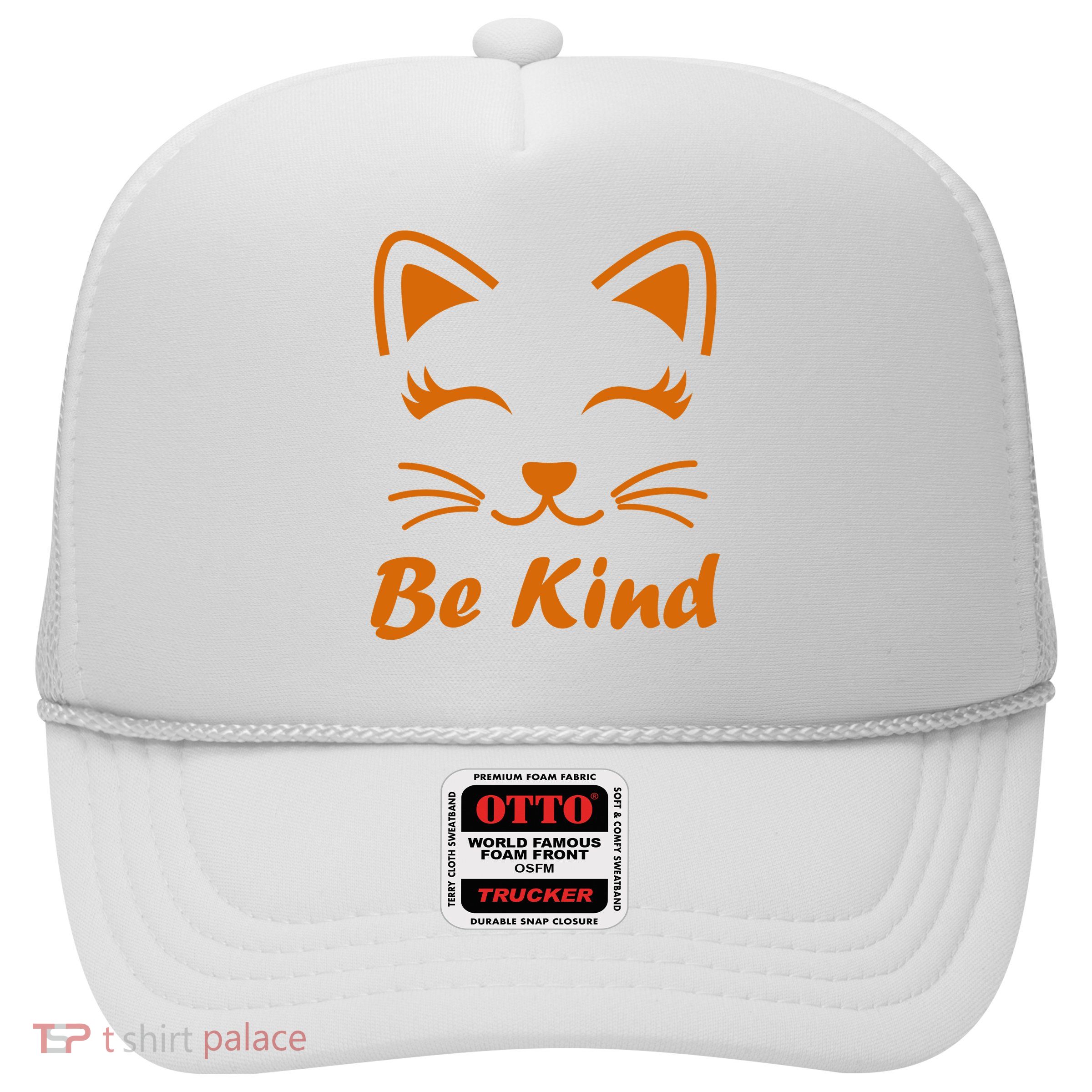 Be Kind Unity Day Orange Anti Bullying Kitten Trucker Hat