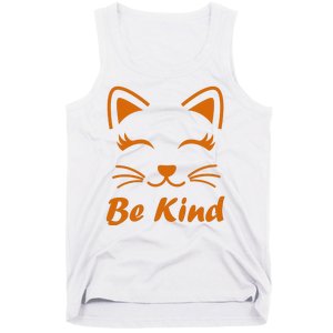 Be Kind Unity Day Orange Anti Bullying Kitten Tank Top