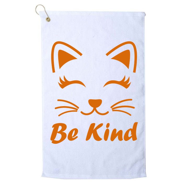 Be Kind Unity Day Orange Anti Bullying Kitten Golf Towel