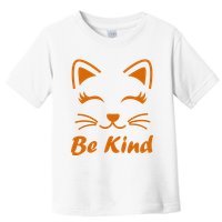 Be Kind Unity Day Orange Anti Bullying Kitten Toddler T-Shirt