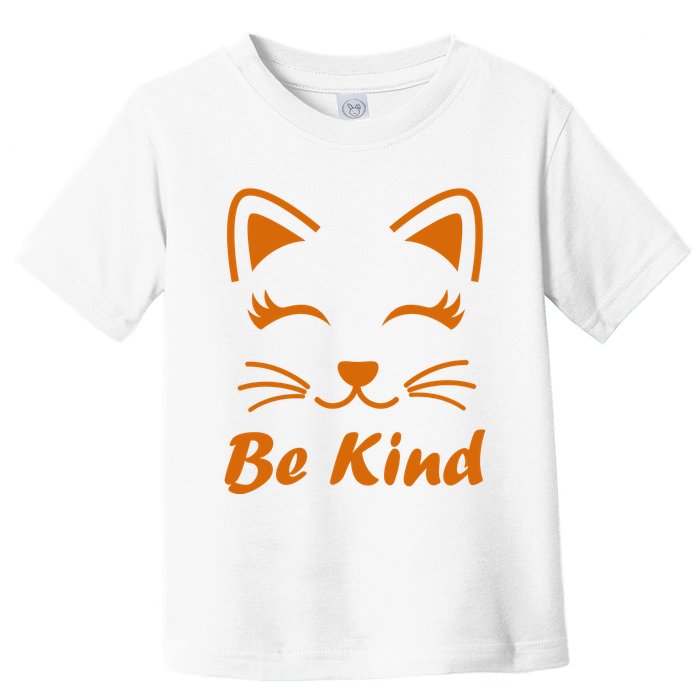 Be Kind Unity Day Orange Anti Bullying Kitten Toddler T-Shirt
