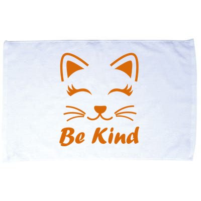 Be Kind Unity Day Orange Anti Bullying Kitten Microfiber Hand Towel