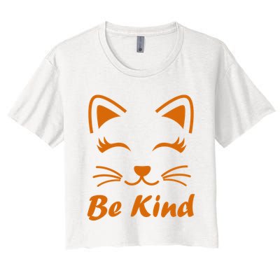 Be Kind Unity Day Orange Anti Bullying Kitten Crop Top