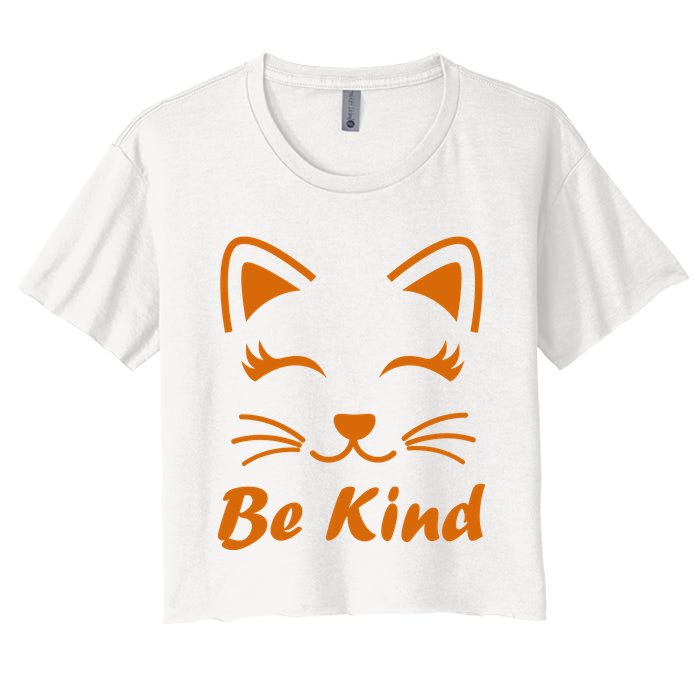 Be Kind Unity Day Orange Anti Bullying Kitten Crop Top