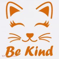 Be Kind Unity Day Orange Anti Bullying Kitten Womens T-Shirt