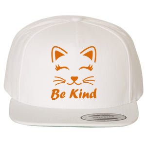 Be Kind Unity Day Orange Anti Bullying Kitten Wool Snapback Cap