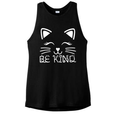 Be Kind Unity Day Orange Anti Bullying Ladies PosiCharge Tri-Blend Wicking Tank