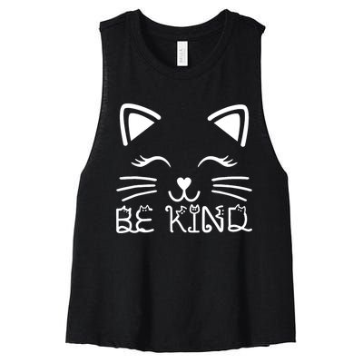 Be Kind Unity Day Orange Anti Bullying Women's Racerback Cropped Tank