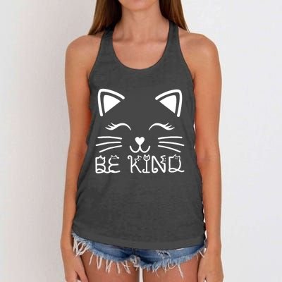 Be Kind Unity Day Orange Anti Bullying Women's Knotted Racerback Tank