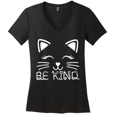 Be Kind Unity Day Orange Anti Bullying Women's V-Neck T-Shirt