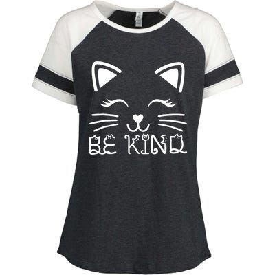 Be Kind Unity Day Orange Anti Bullying Enza Ladies Jersey Colorblock Tee