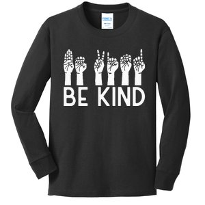 Be Kind Unity Day Orange Anti Bullying Unity Day Kids Long Sleeve Shirt