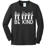 Be Kind Unity Day Orange Anti Bullying Unity Day Kids Long Sleeve Shirt