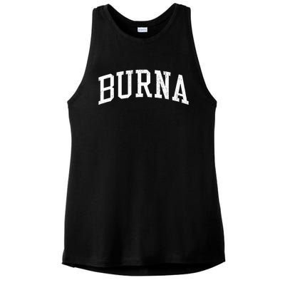 Burna KY Vintage Athletic Sports JS02  Ladies PosiCharge Tri-Blend Wicking Tank