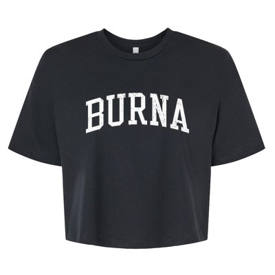 Burna KY Vintage Athletic Sports JS02  Bella+Canvas Jersey Crop Tee