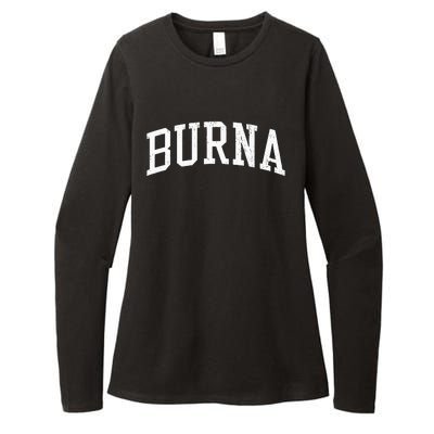 Burna KY Vintage Athletic Sports JS02  Womens CVC Long Sleeve Shirt