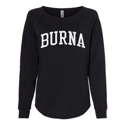 Burna KY Vintage Athletic Sports JS02  Womens California Wash Sweatshirt