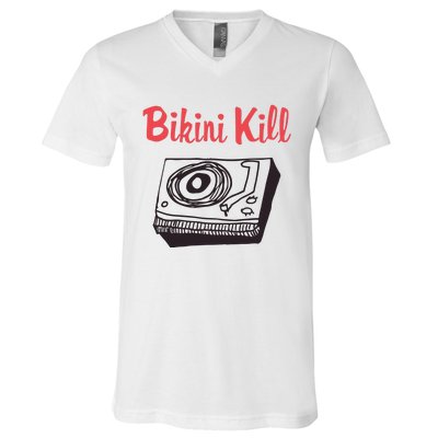 Bikini Kill Vintage Album Inspired V-Neck T-Shirt