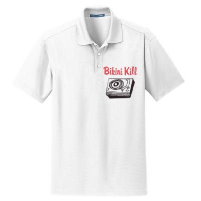 Bikini Kill Vintage Album Inspired Dry Zone Grid Polo