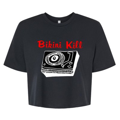 Bikini Kill Vintage Album Inspired Bella+Canvas Jersey Crop Tee