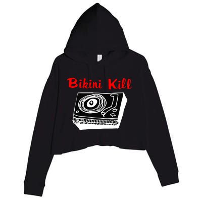 Bikini Kill Vintage Album Inspired Crop Fleece Hoodie