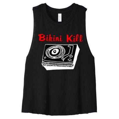 Bikini Kill Vintage Album Inspired Women's Racerback Cropped Tank