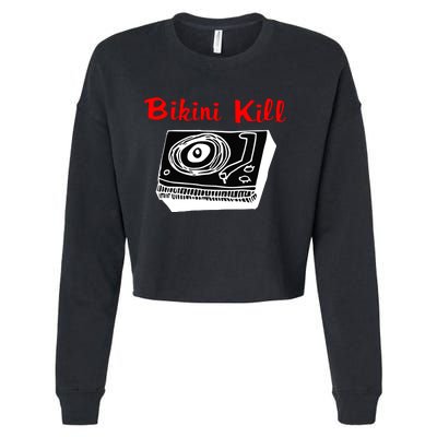 Bikini Kill Vintage Album Inspired Cropped Pullover Crew