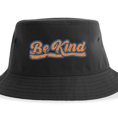 Be Kind Vintage Retro 80's Style Sustainable Bucket Hat