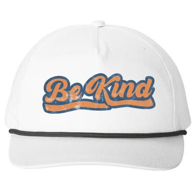 Be Kind Vintage Retro 80's Style Snapback Five-Panel Rope Hat