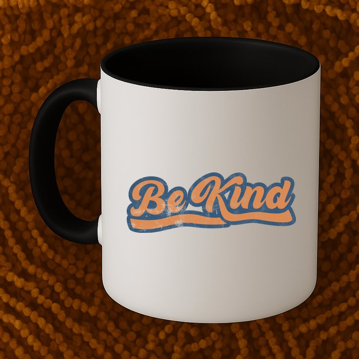 Be Kind Vintage Retro 80's Style Mug