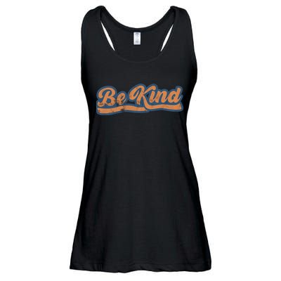 Be Kind Vintage Retro 80's Style Ladies Essential Flowy Tank