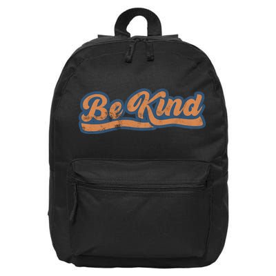 Be Kind Vintage Retro 80's Style 16 in Basic Backpack