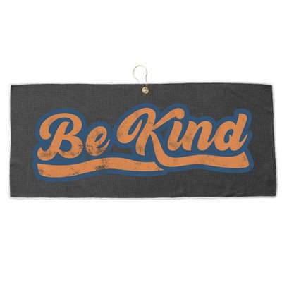 Be Kind Vintage Retro 80's Style Large Microfiber Waffle Golf Towel