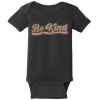 Be Kind Vintage Retro 80's Style Baby Bodysuit
