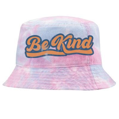 Be Kind Vintage Retro 80's Style Tie-Dyed Bucket Hat