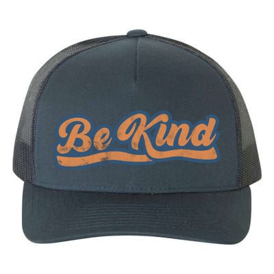 Be Kind Vintage Retro 80's Style Yupoong Adult 5-Panel Trucker Hat