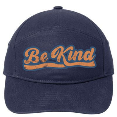 Be Kind Vintage Retro 80's Style 7-Panel Snapback Hat