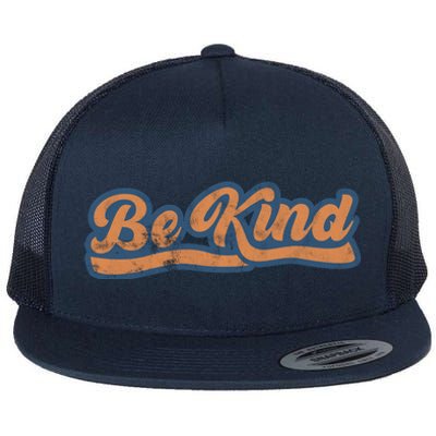 Be Kind Vintage Retro 80's Style Flat Bill Trucker Hat