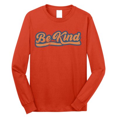 Be Kind Vintage Retro 80's Style Long Sleeve Shirt