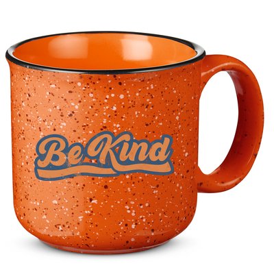 Be Kind Vintage Retro 80's Style 15oz Campfire Ceramic Mug