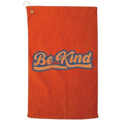 Be Kind Vintage Retro 80's Style Golf Towel